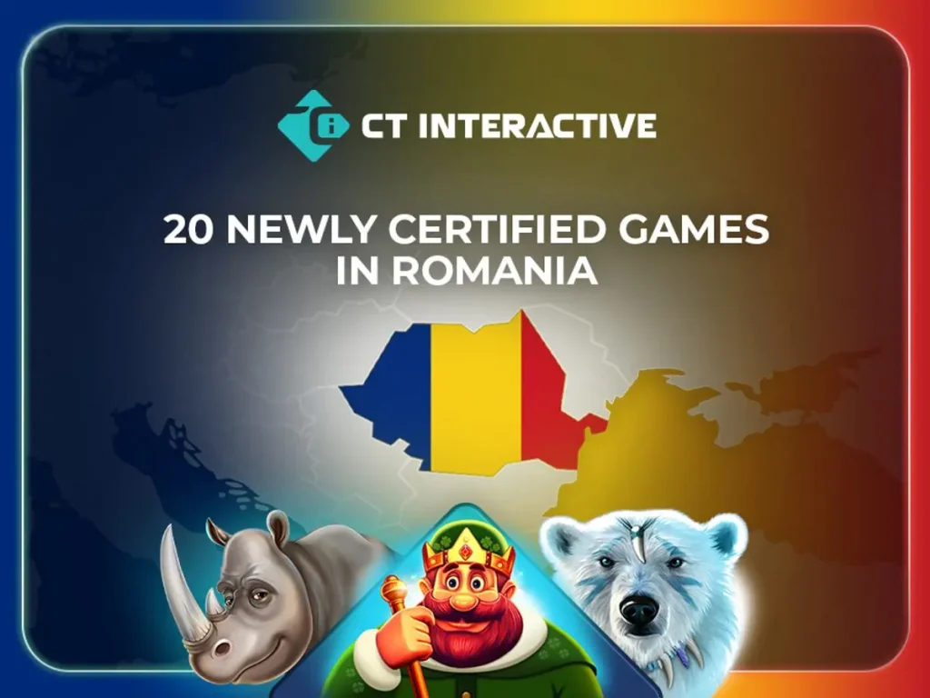CT Interactive expands portfolio of games certified in Romania